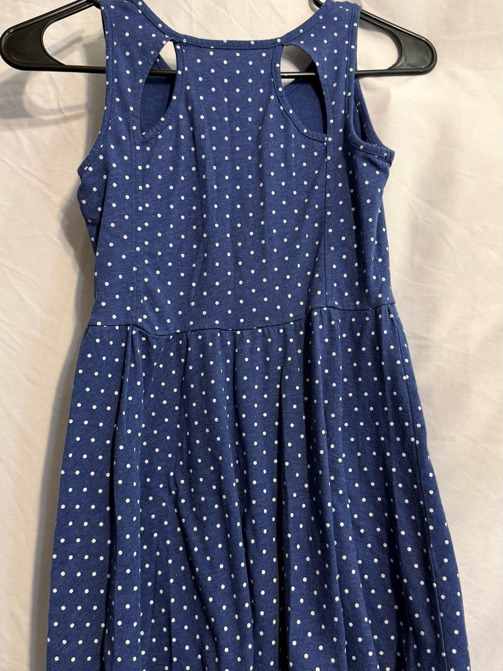The Children's Place Navy Blue Polka Dot Tank Dress - Picture 2 of 6